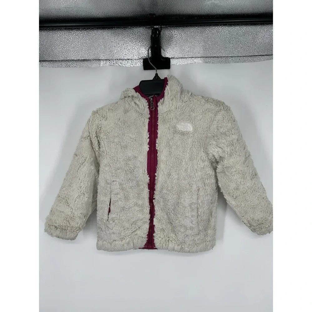 The North Face Reversible Puffer Jacket Sherpa Kids Toddler Toddlers Size 4 4T‎